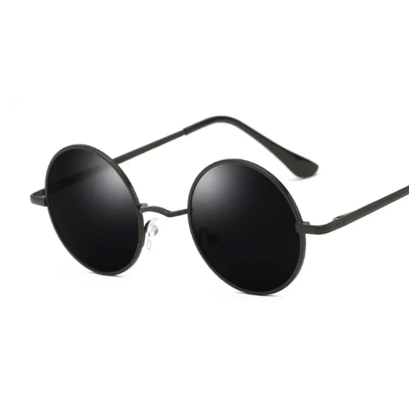 Retro Round Sunglasses Women Men Brand Designer Polarized Sunglasses Female Male Metal Frame High Quality Glasses UV400