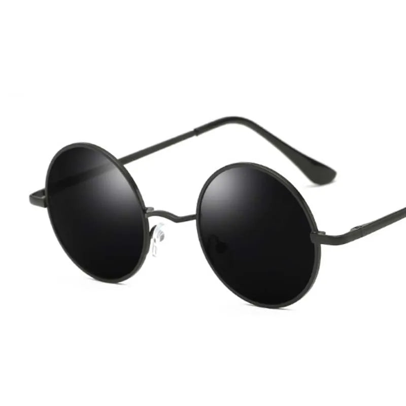 Retro Round Sunglasses Women Men Brand Designer Polarized Sunglasses Female Male Metal Frame High Quality Glasses UV400