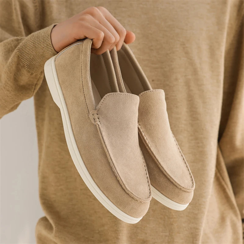 Outdoor Fashion Men's Casual Shoes Comfortable Male Loafers Non-slip Walking Sneakers Breathable Flats Driving Shoes Lazy Shoes