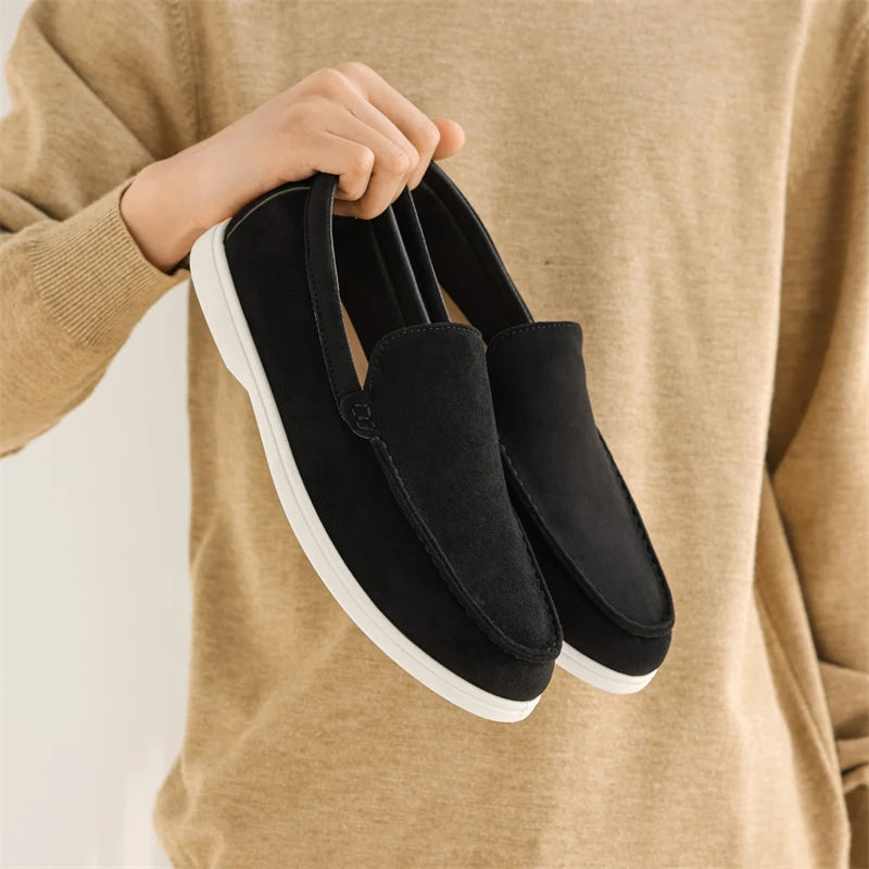 Outdoor Fashion Men's Casual Shoes Comfortable Male Loafers Non-slip Walking Sneakers Breathable Flats Driving Shoes Lazy Shoes