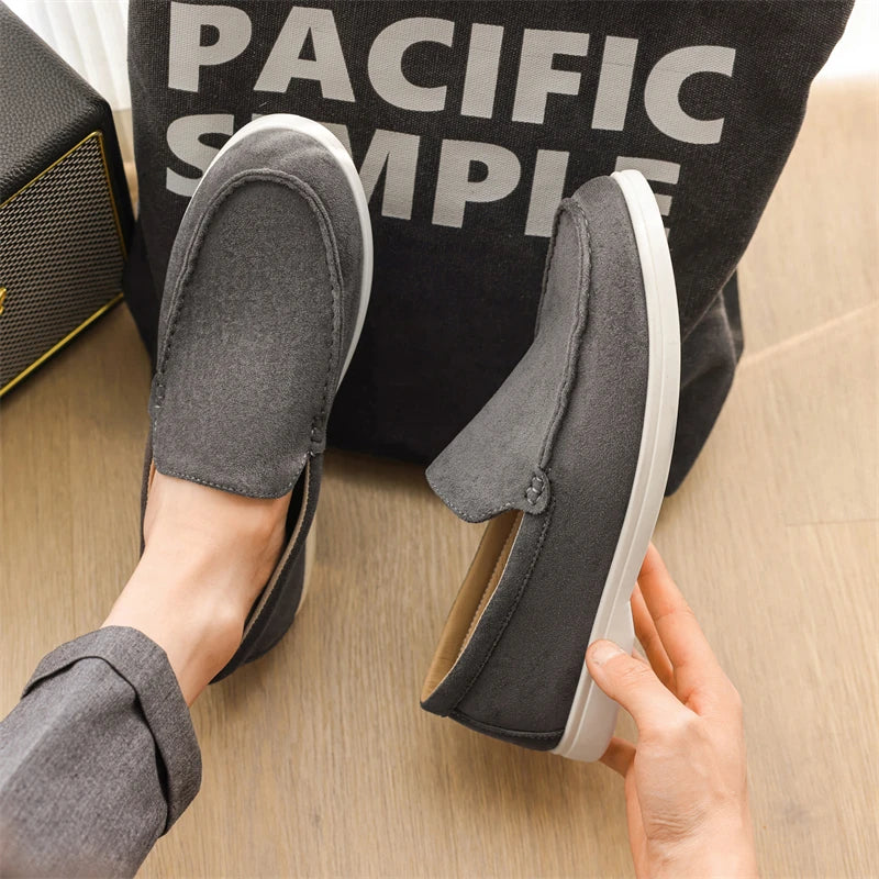 Outdoor Fashion Men's Casual Shoes Comfortable Male Loafers Non-slip Walking Sneakers Breathable Flats Driving Shoes Lazy Shoes