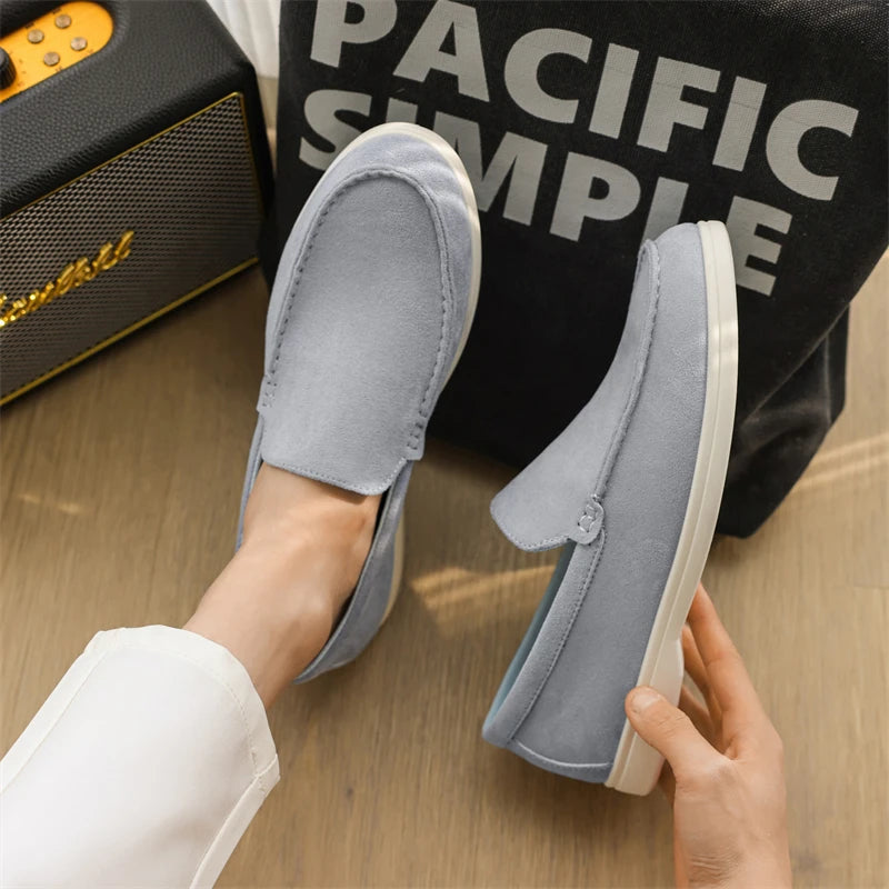 Outdoor Fashion Men's Casual Shoes Comfortable Male Loafers Non-slip Walking Sneakers Breathable Flats Driving Shoes Lazy Shoes